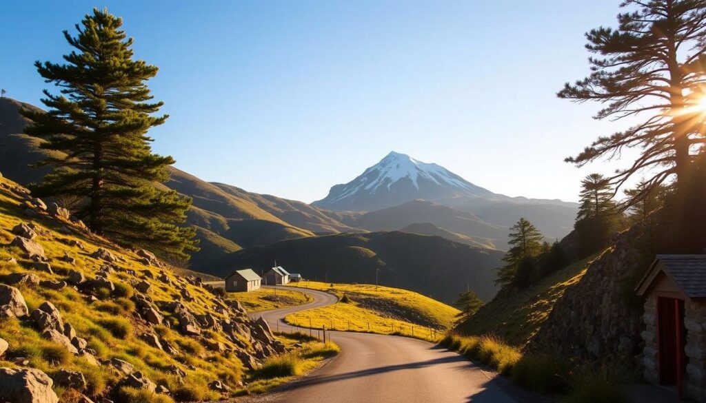 Anfahrt zum Ben Lomond Track Anfahrt zum Ben Lomond Track