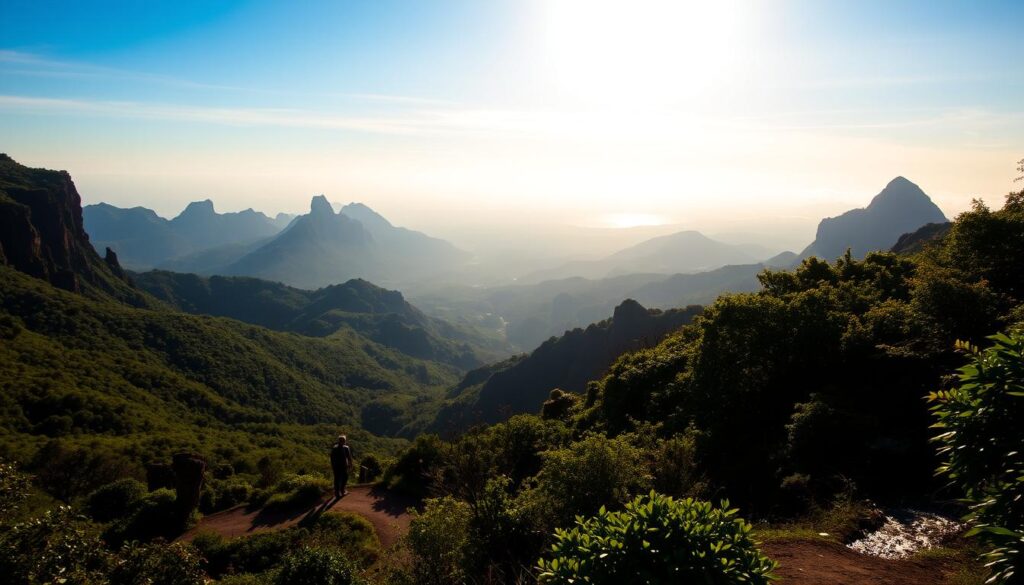 Ausblick Wanderung Natur