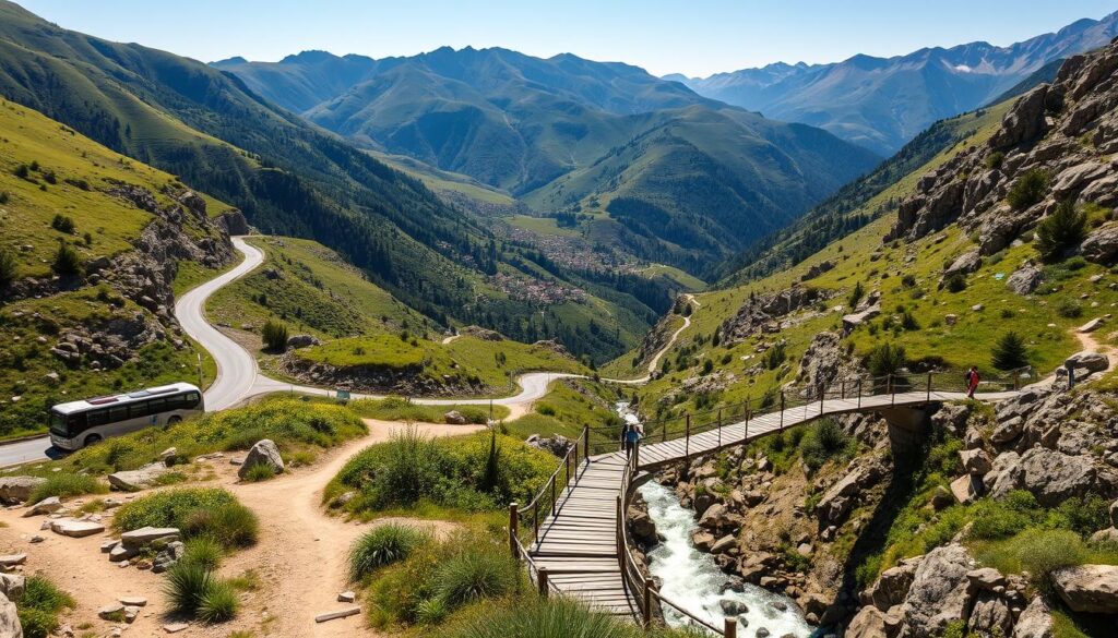 Reiseinfrastruktur in den Pyrenäen