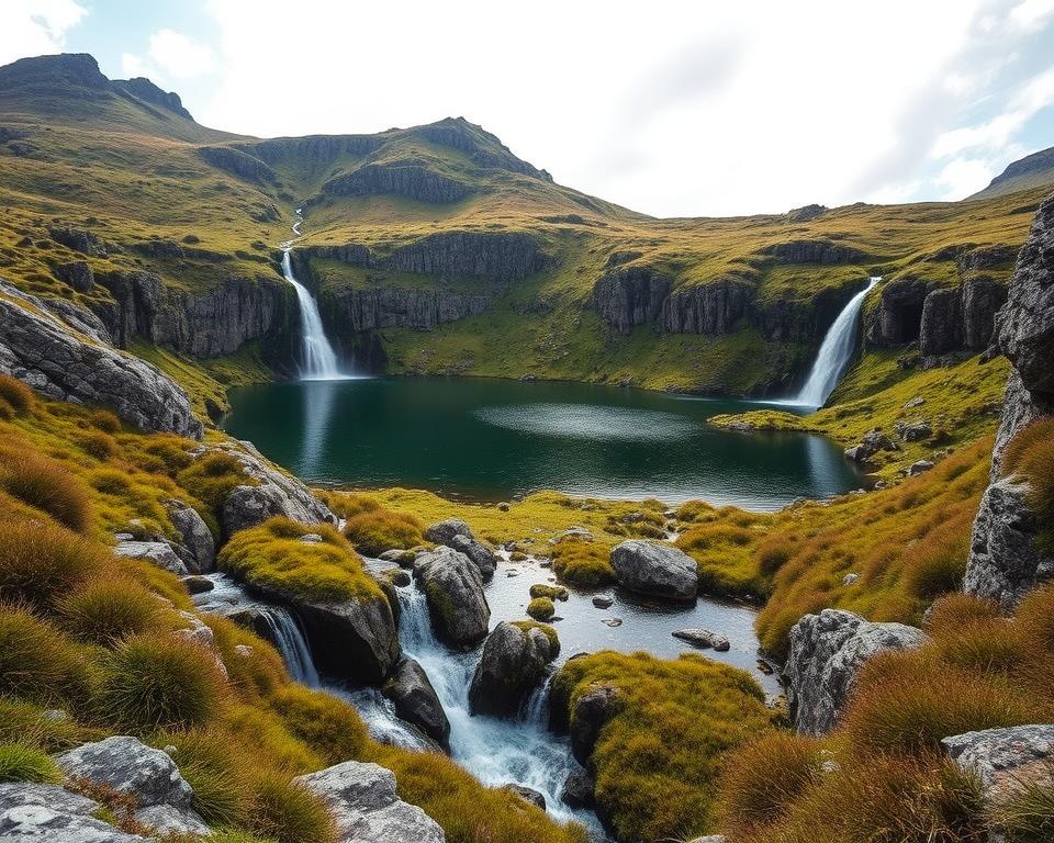 Seen und Wasserfälle in Schottland Seen und Wasserfälle in Schottland