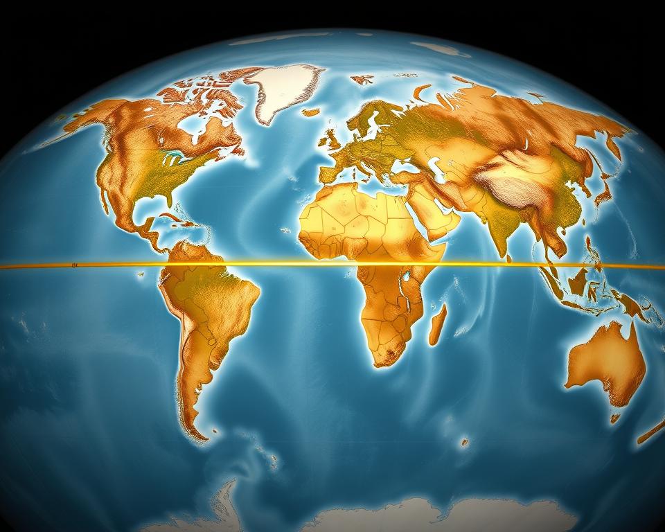 Äquator Geografische Referenzlinie