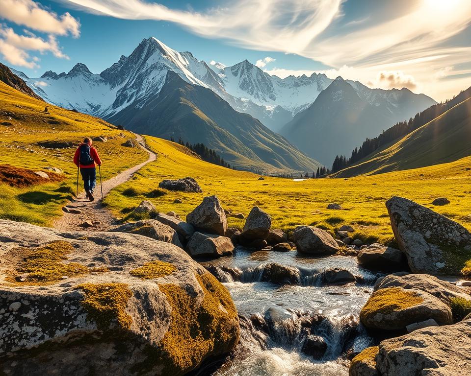 Alpenüberquerung Wanderroute