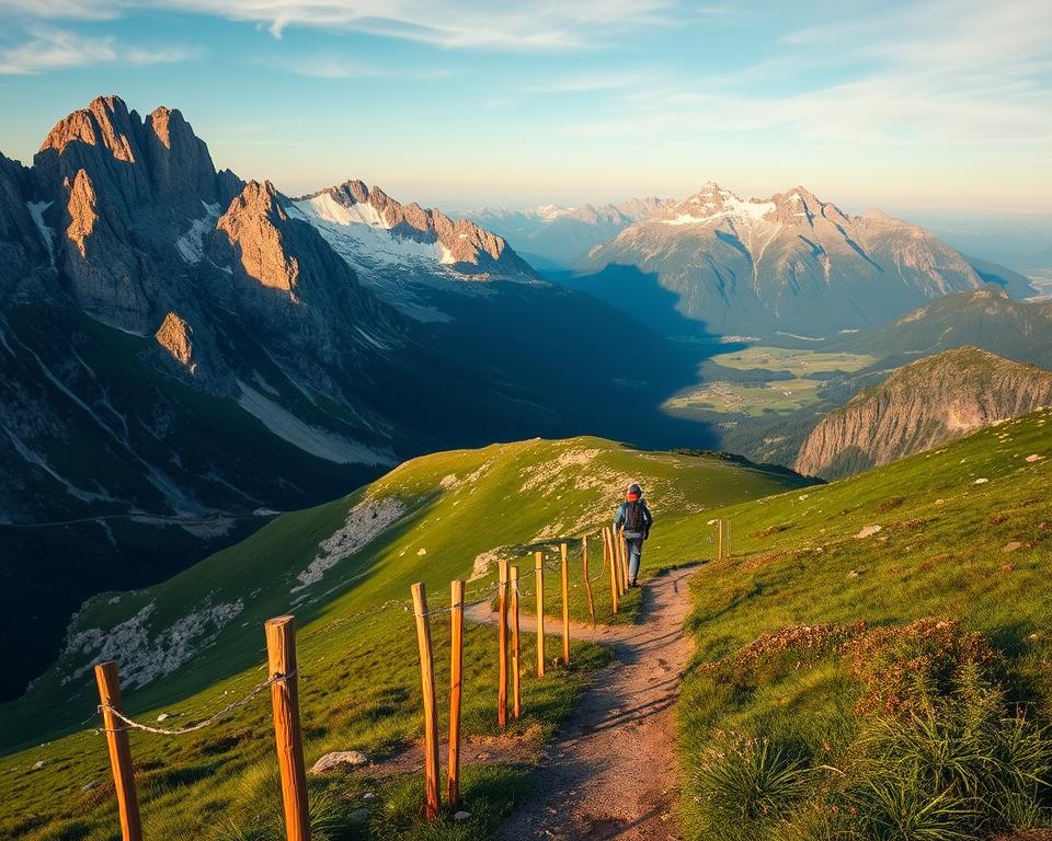 Alpenüberquerungsrouten Wanderweg