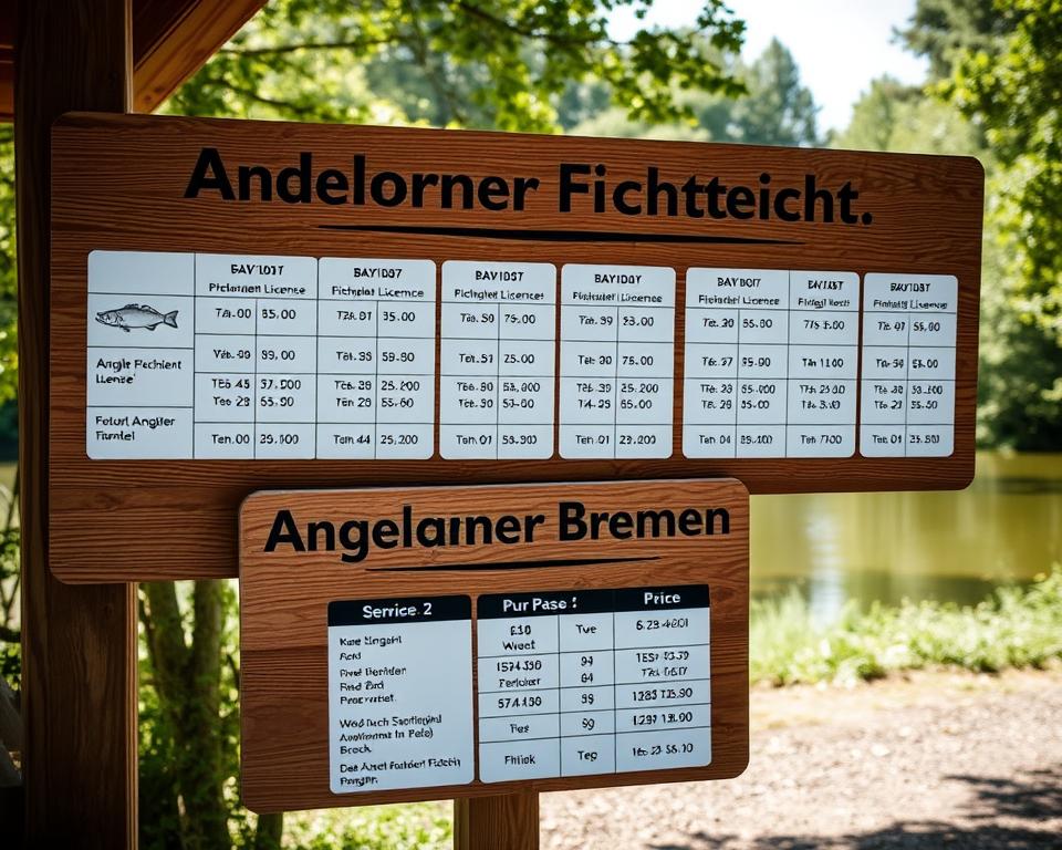 Angelkarten Bremen Preisübersicht