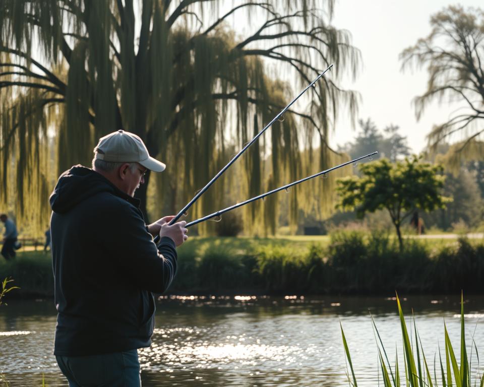 Angeltechniken an den Ahlhorner Fischteichen