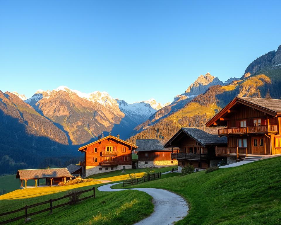 Berghütten und Alpengasthöfe in den Alpen