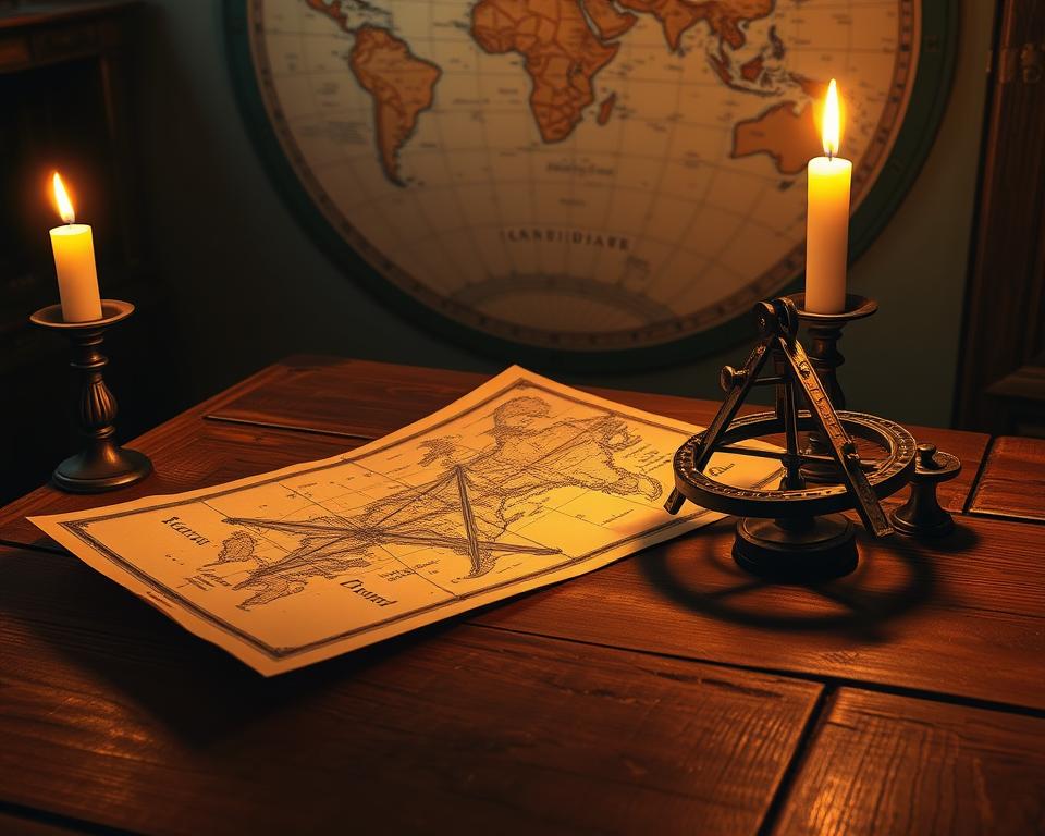 Historische Längengrad-Navigation