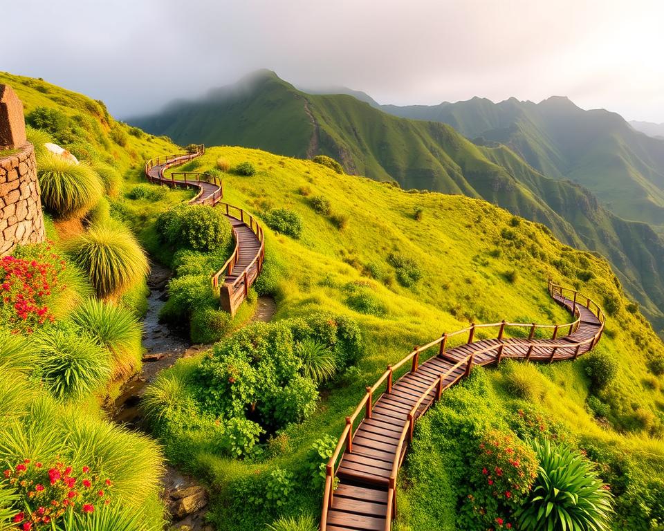 Levada Alecrim Wanderroute Streckenlänge