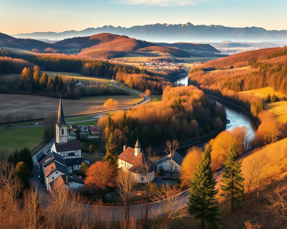 Neckartal Landschaft Panorama