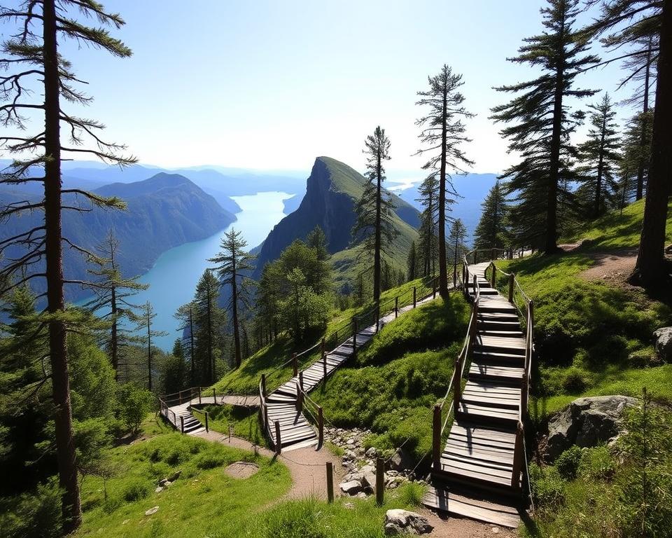 Preikestolen Wanderroute Wegverlauf