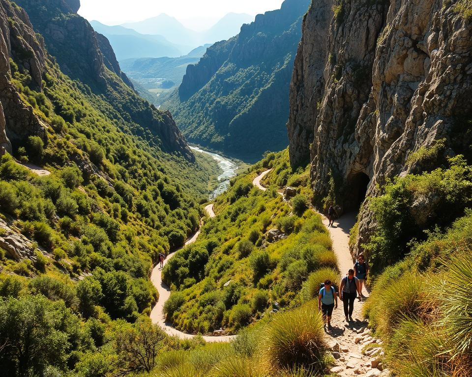 San Maria Schlucht Wanderroute San Maria Schlucht Wanderroute