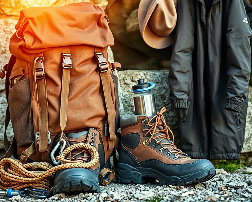 Wanderausrüstung für Schwedenlöcher