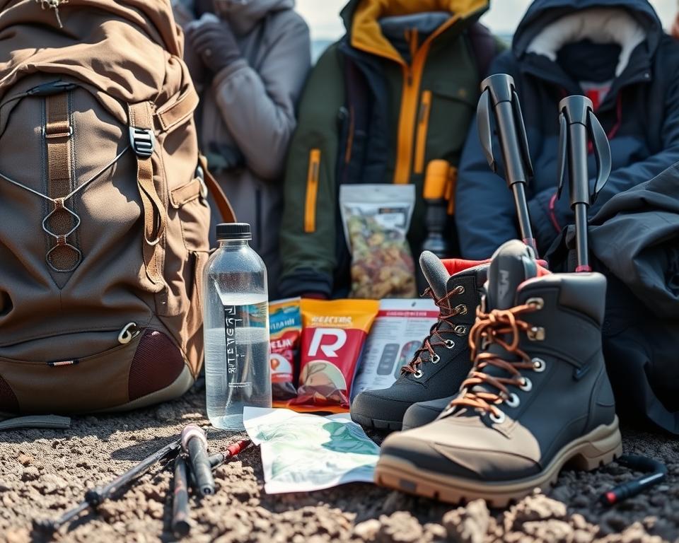 Wanderausrüstung für Tongariro Alpine Crossing
