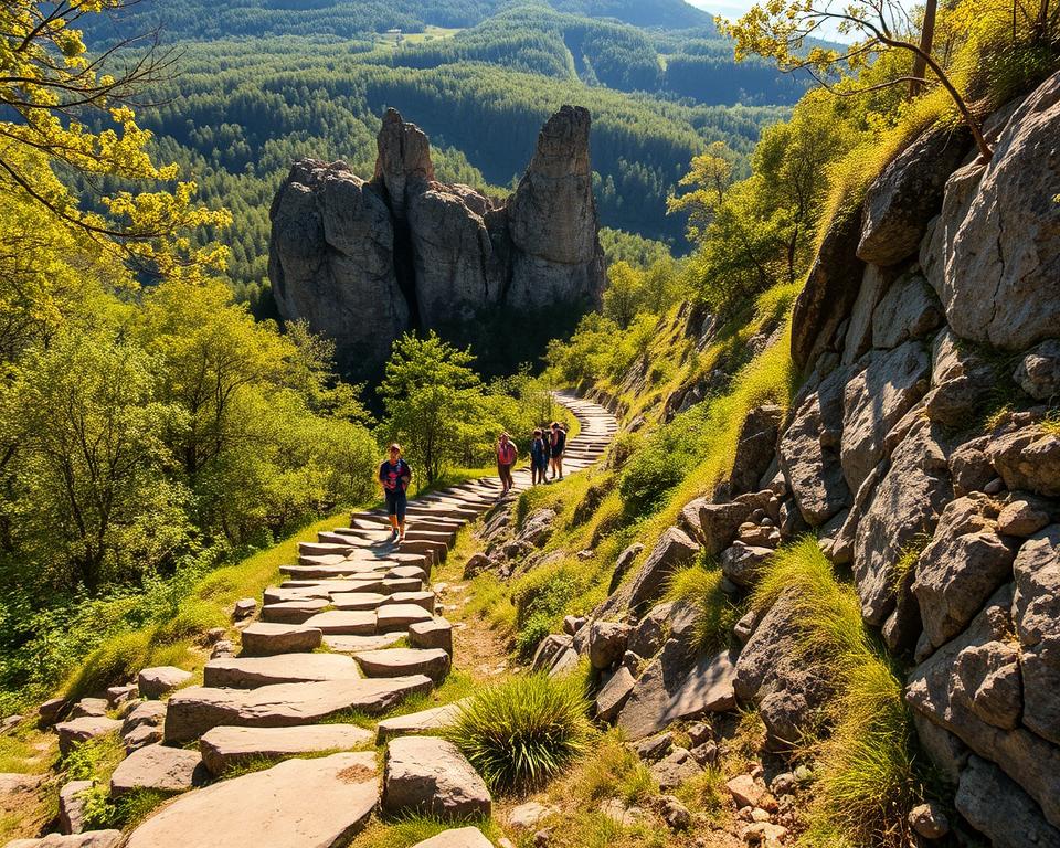 Wanderroute Schwedenlöcher Schwierigkeitsgrad