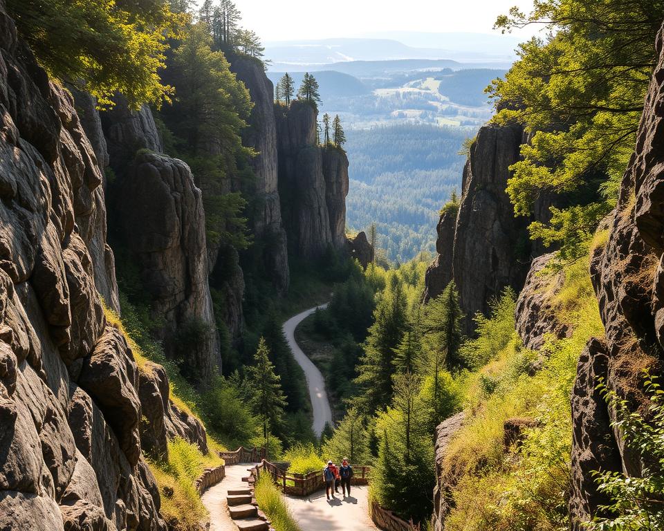 Wanderrouten Schwedenlöcher Bastei