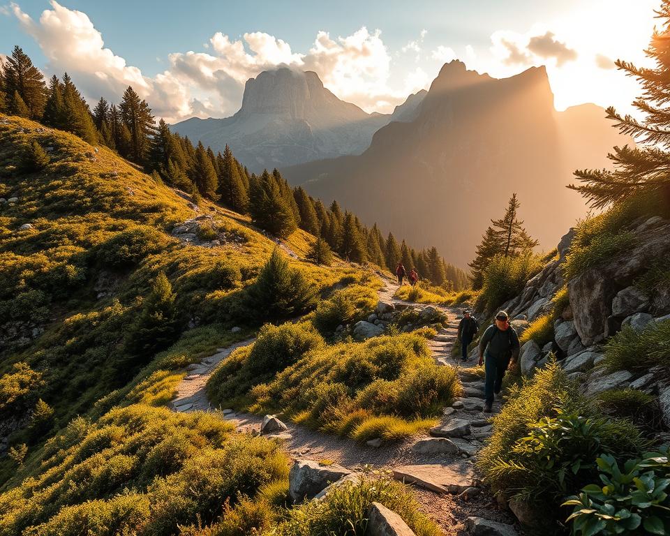 Wanderwege in den Balkangebirgen Wanderwege in den Balkangebirgen