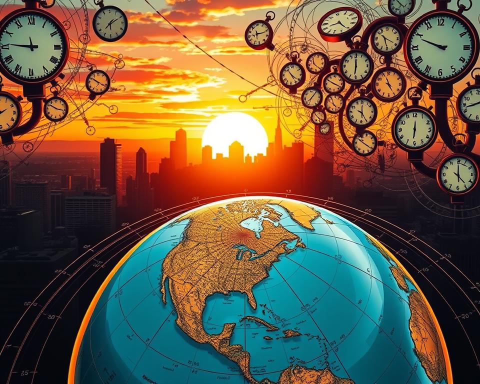 Zeitzonen und Längengrade