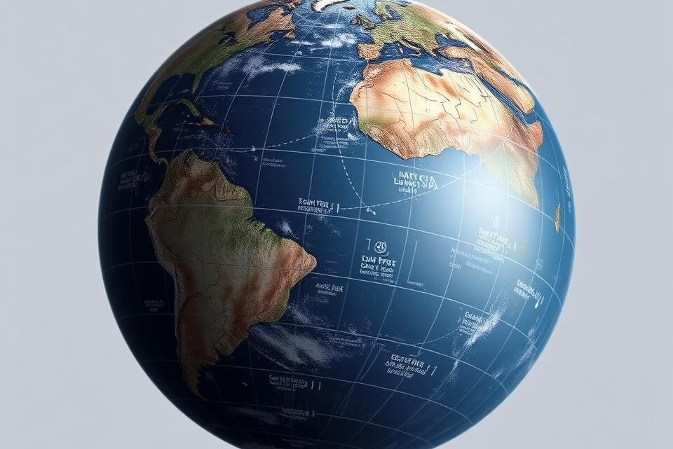 Längengrade der Erde: Orientierung auf dem Globus