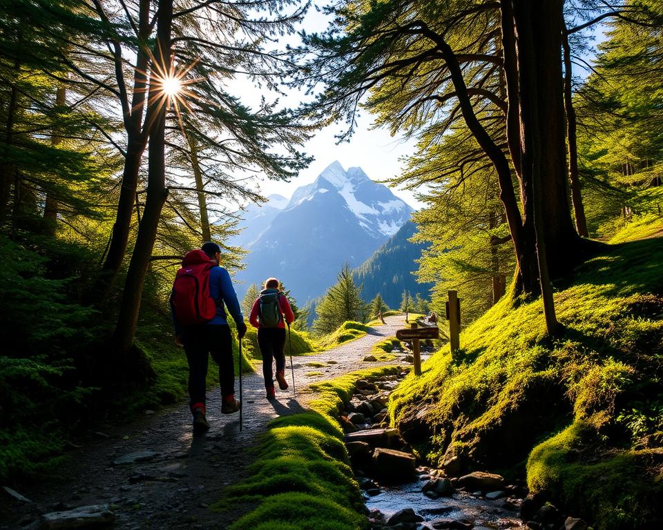 Vorbereitung Training Wanderweg