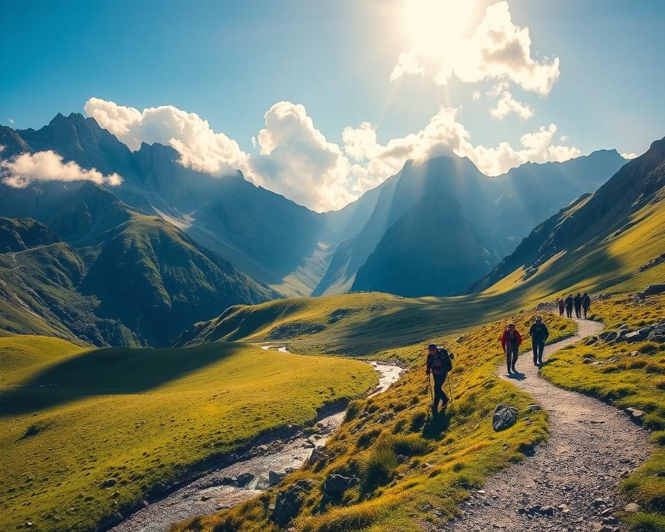 Wetterbedingungen Bergtour Sommer