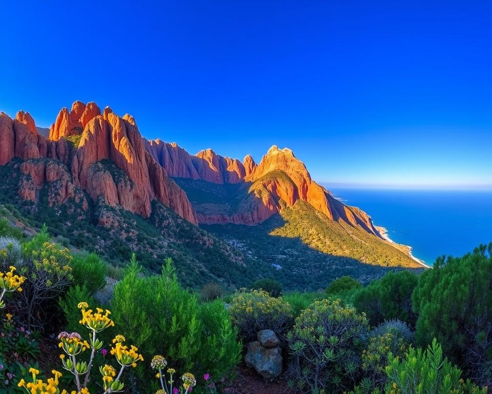 Esterel Gebirge Landschaftspanorama