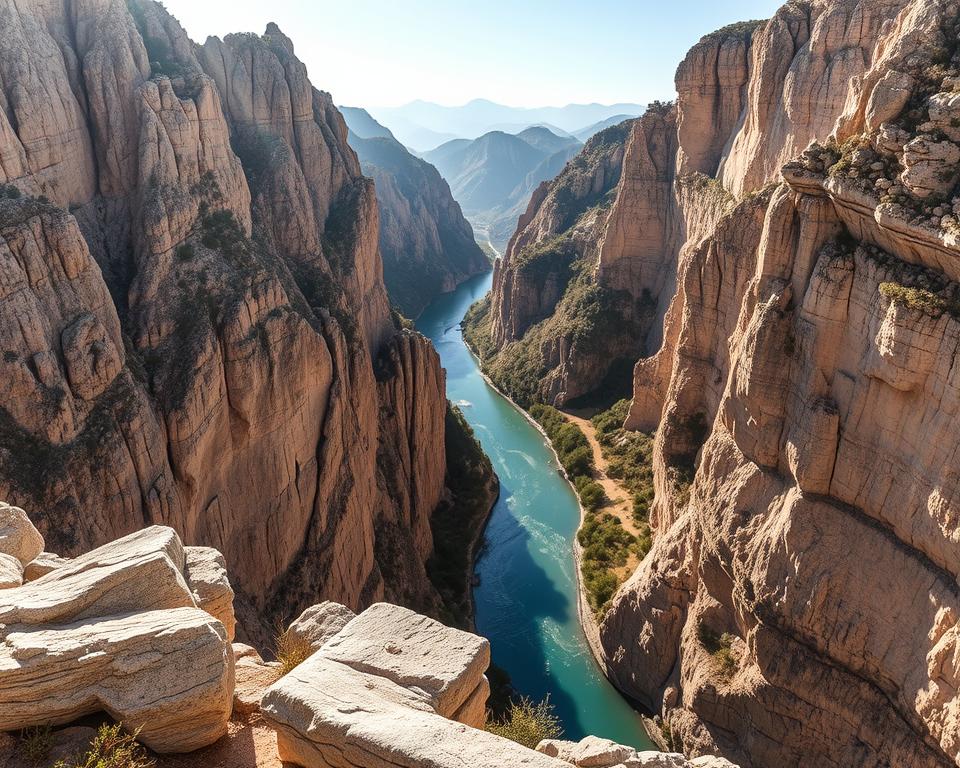 Kalksteinformationen der Verdonschlucht