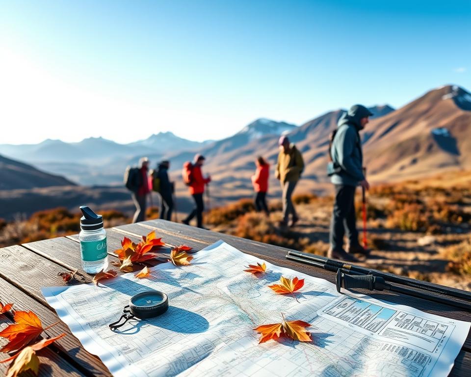 Wanderplanung und Vorbereitung