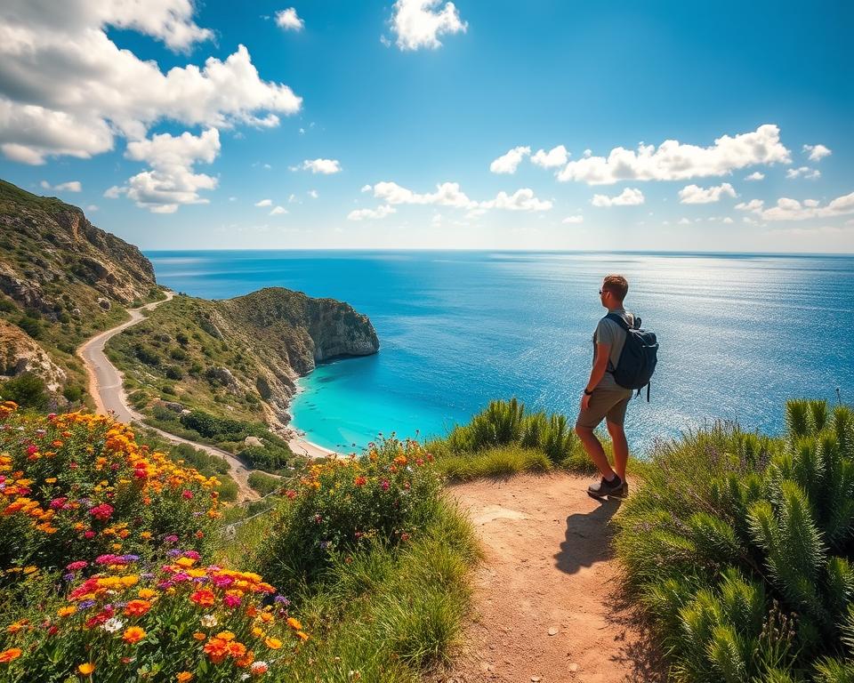 Wanderroute an der französischen Riviera