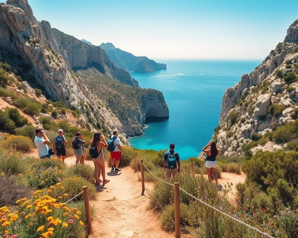Wanderrouten in den Calanques