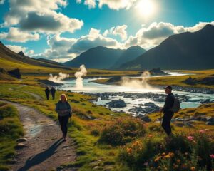 reykjadalur hot spring thermal river wanderung